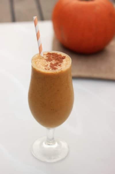 This Pumpkin Chai Smoothie is simple to make and it’s the perfect way to enjoy one of fall’s best flavors any time you’d like. | Recipes to Nourish