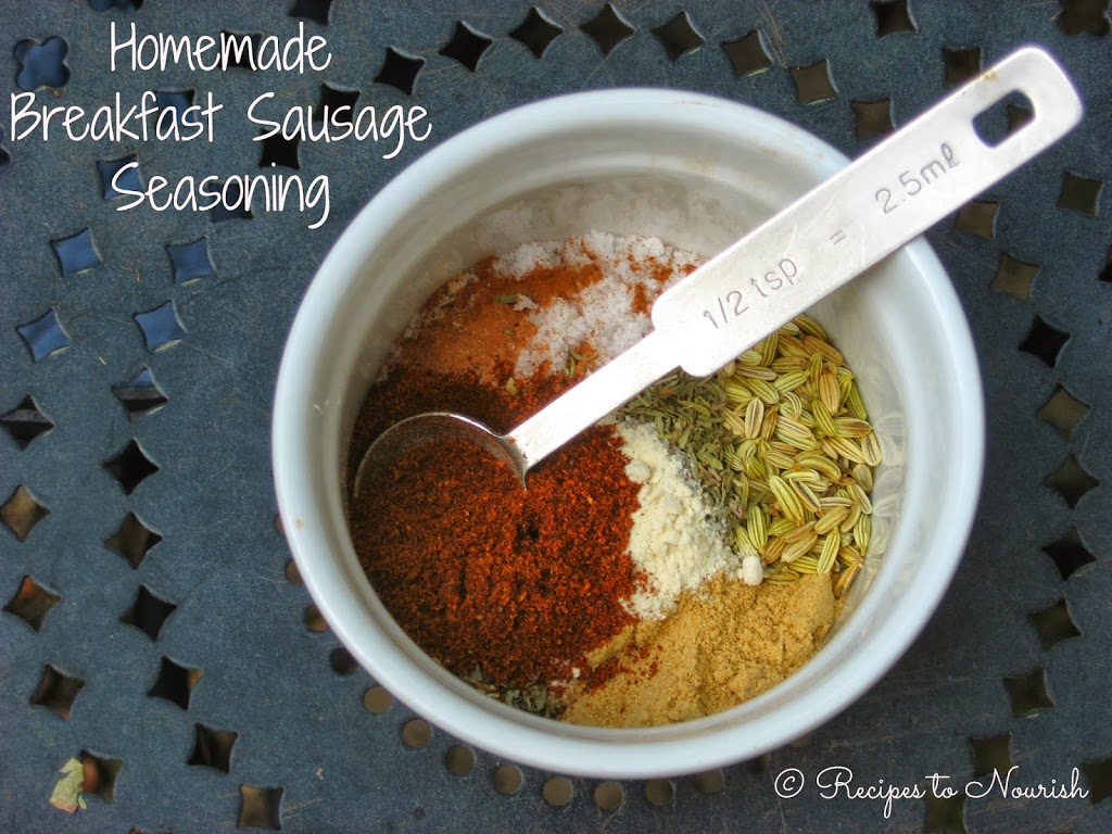 Homemade Breakfast Sausage Seasoning - Recipes to Nourish