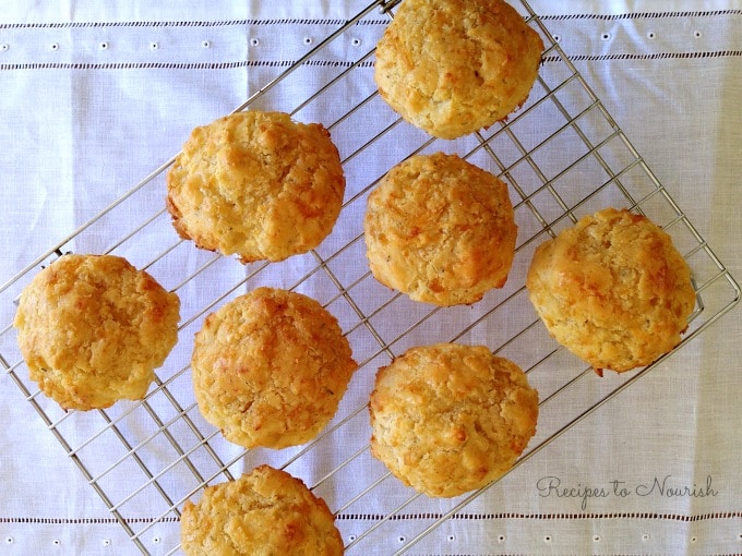 Gluten Free Cheddar Drop Biscuits | Recipes to Nourish