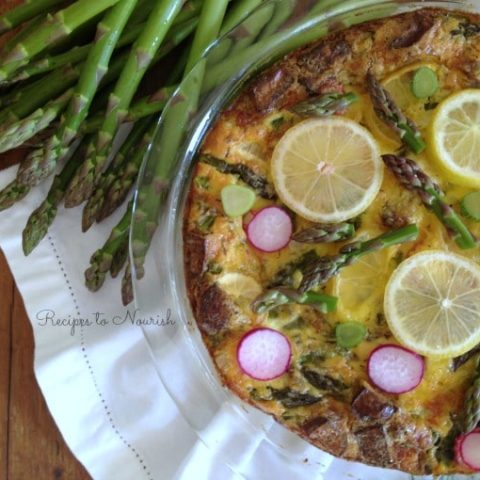 Grain Free Crustless Spring Quiche