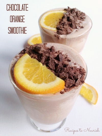 Chocolate Orange Smoothie | Recipes to Nourish