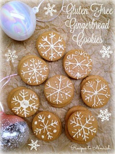 Gluten Free Gingerbread Cookies | Recipes to Nourish