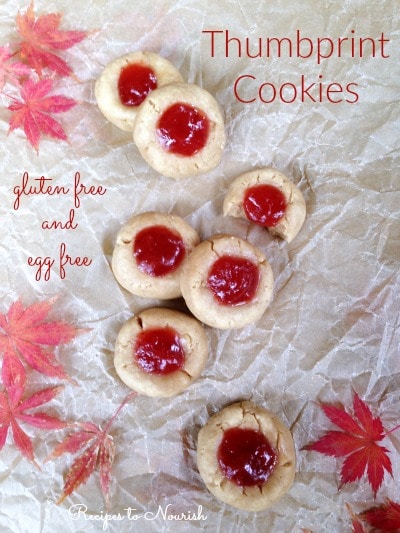 Gluten free thumbprint cookies recipe Gluten free thumbprint cookies recipe