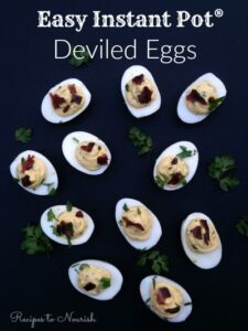 Easy Instant Pot Deviled Eggs | Recipe to Nourish