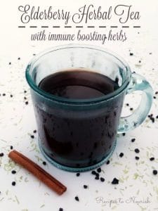 Elderberry Herbal Tea with Immune Boosting Herbs | Recipes to Nourish