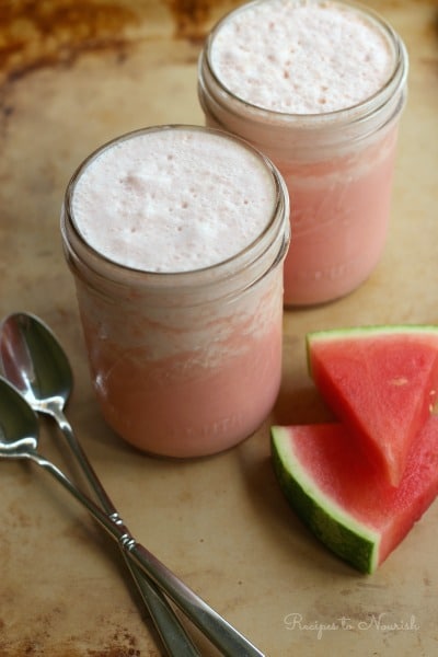 Watermelon Milkshake | Recipes to Nourish