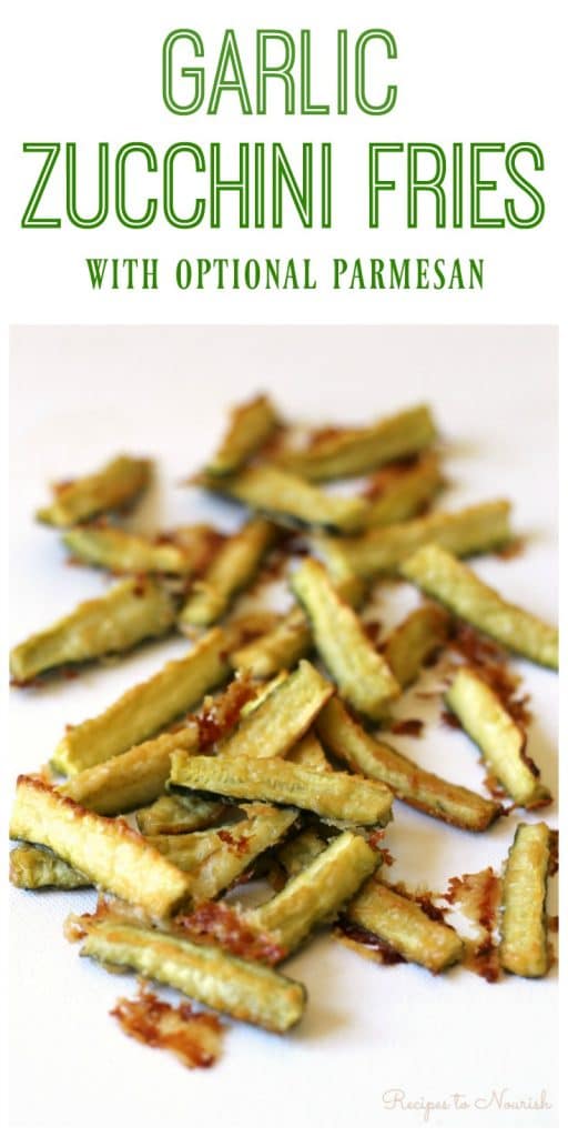 Garlic Zucchini Fries {Grain Free} Recipes to Nourish