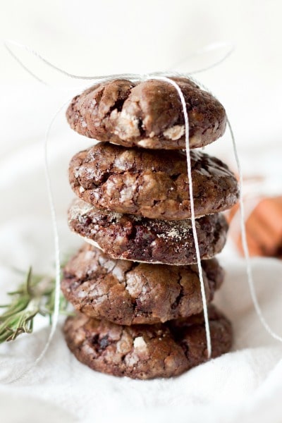 (ad) Paleo Sweet Beet Chocolate Crinkles are a fun twist on the classic holiday favorite! These healthier, grain free cookies have a delicious, crackly top and are full of dark chocolaty flavor with a hint of sweet earthy beets. | Recipes to Nourish