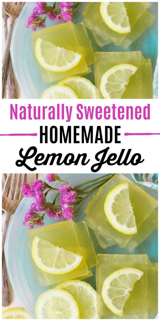 Naturally Sweetened Homemade Lemon Jello Recipes to Nourish