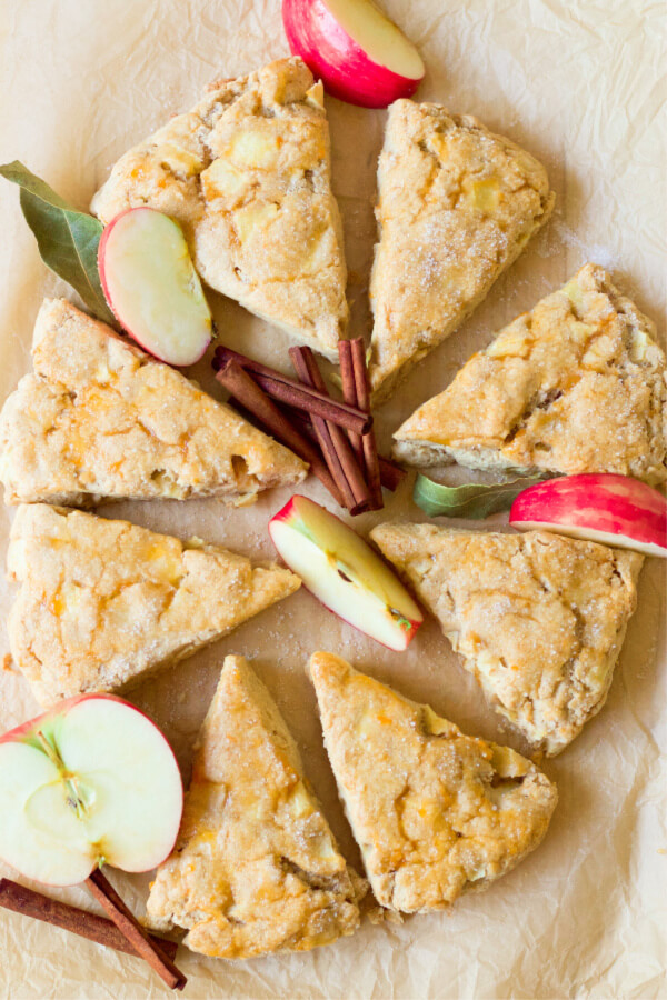 Easy Gluten Free Apple Cinnamon Scones