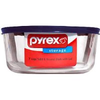 Pyrex (6017397) Simply Store 7-Cup Round Glass Food Storage Dish