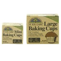 If You Care Unbleached Large Baking Cups - 60 ct & Mini Baking Cups - 90 ct Bundle