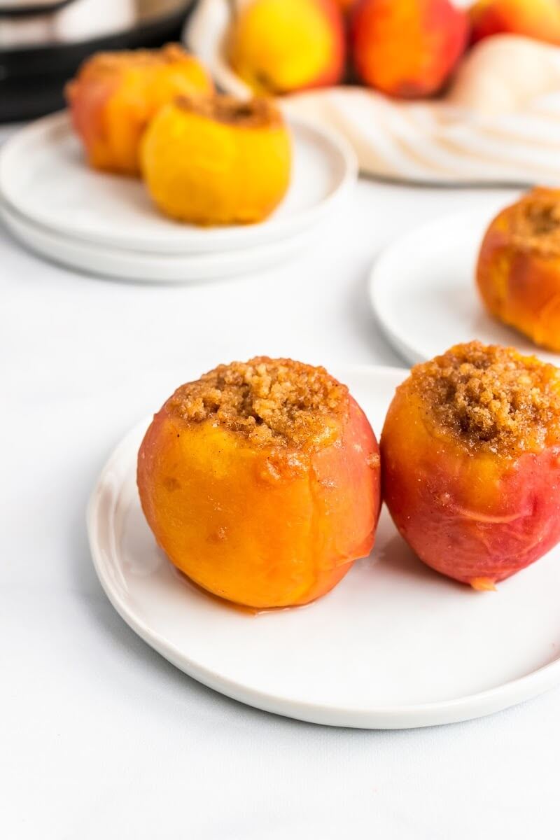 Instant Pot Stuffed Peaches (real food, glutenfree) Recipes to Nourish