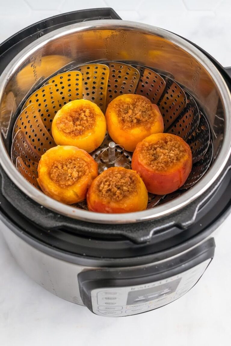 Instant Pot Stuffed Peaches (real food, glutenfree) Recipes to Nourish