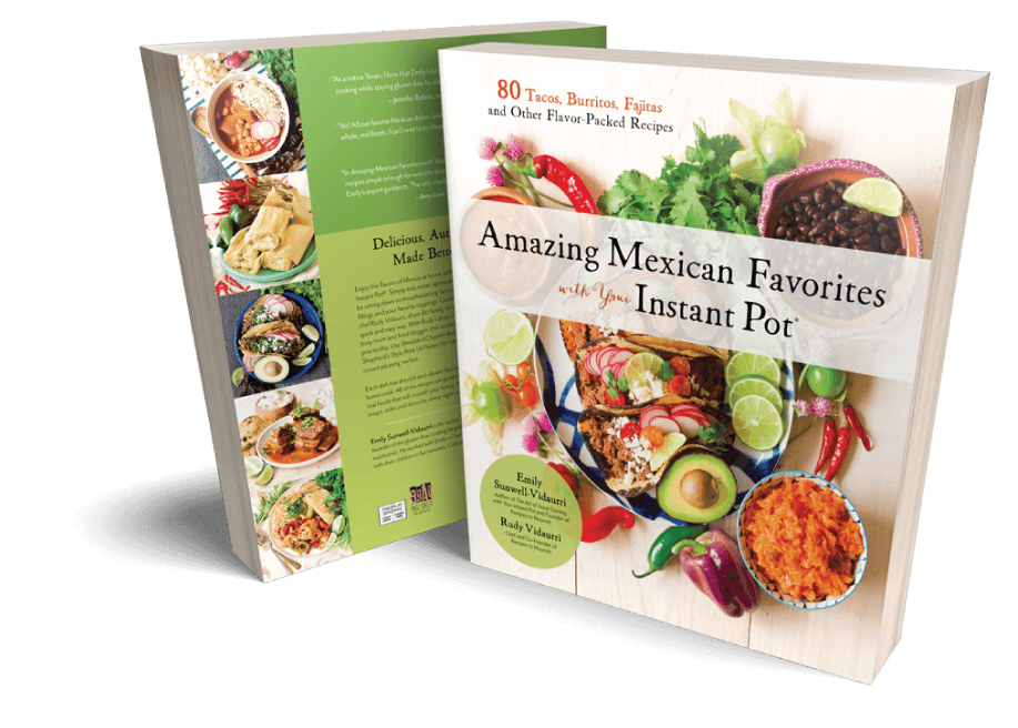 Book cover of Amazing Mexican Favorites with Your Instant Pot.
